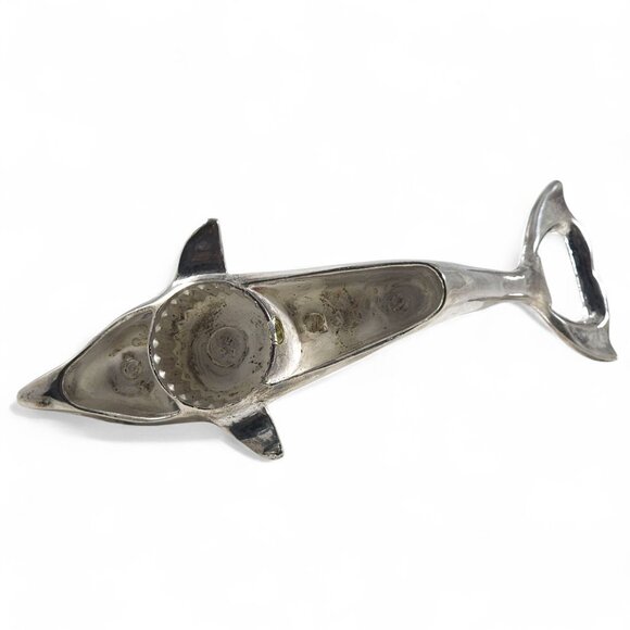 Vintage Metal Dolphin Bottle Opener Beach House Coastal Barware Nautical Decor - Picture 5 of 6